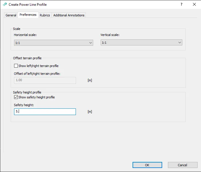 Create Power Line Profile